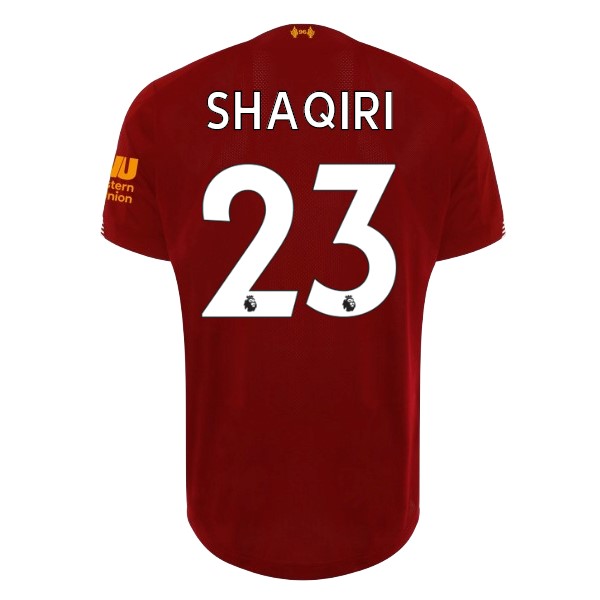 Camiseta Liverpool NO.23 Shaqiri Replica Primera Ropa 2019/20 Rojo